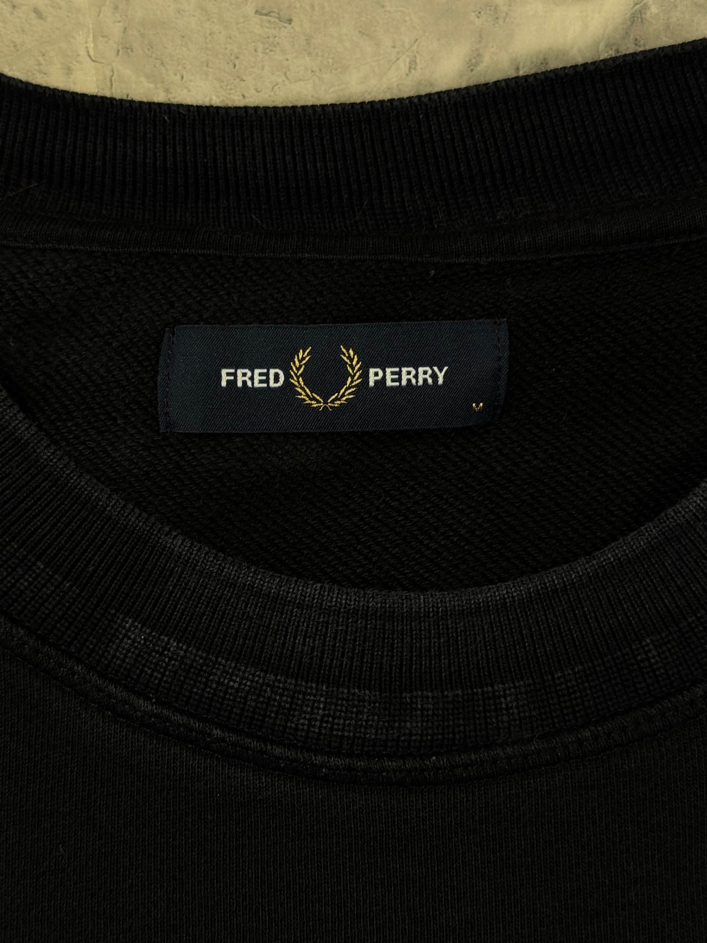 Fred Perry Navy Logo muška dukserica (M)