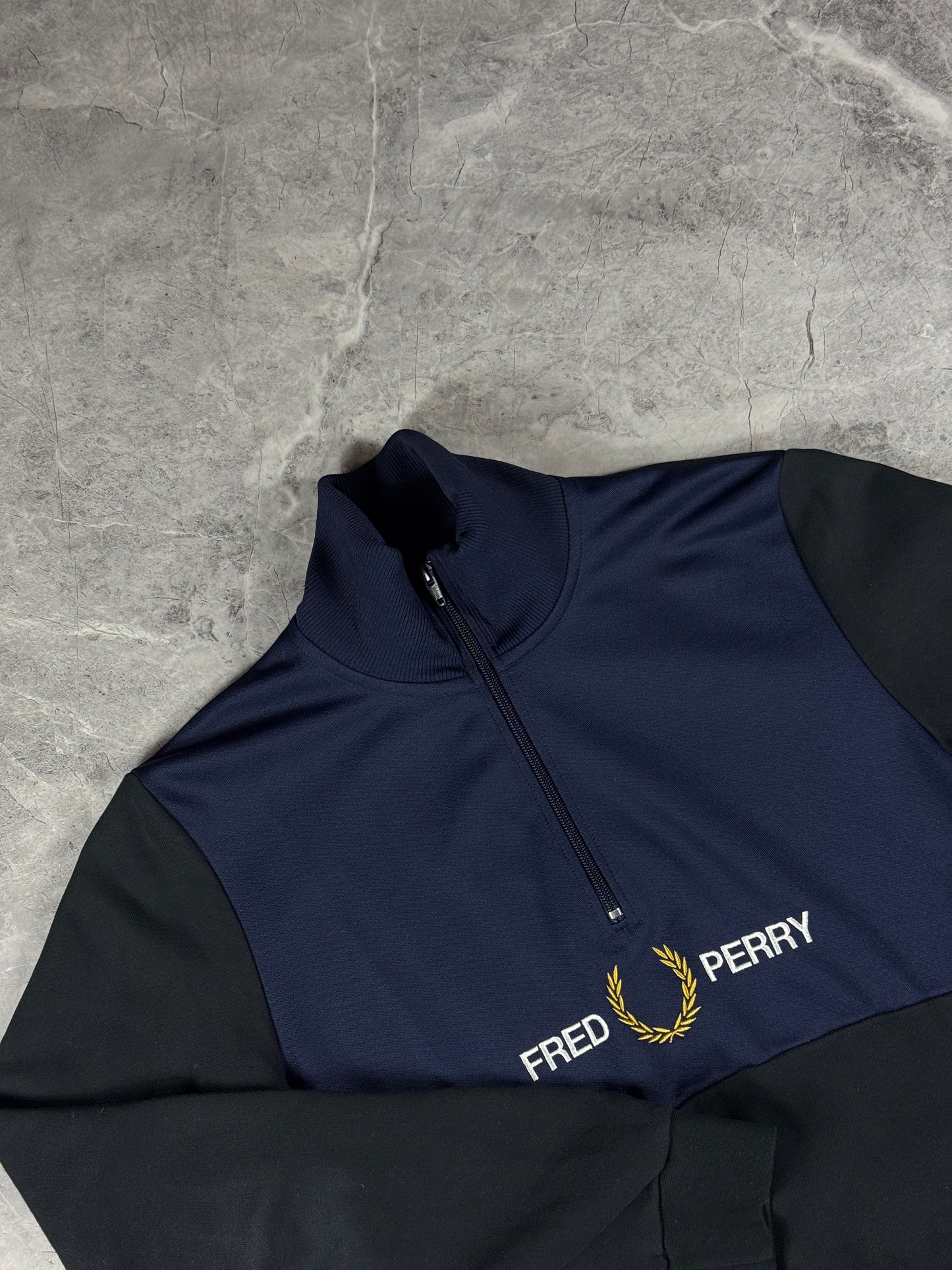 Fred Perry Teget Halfzip muška dukserica (S, M)