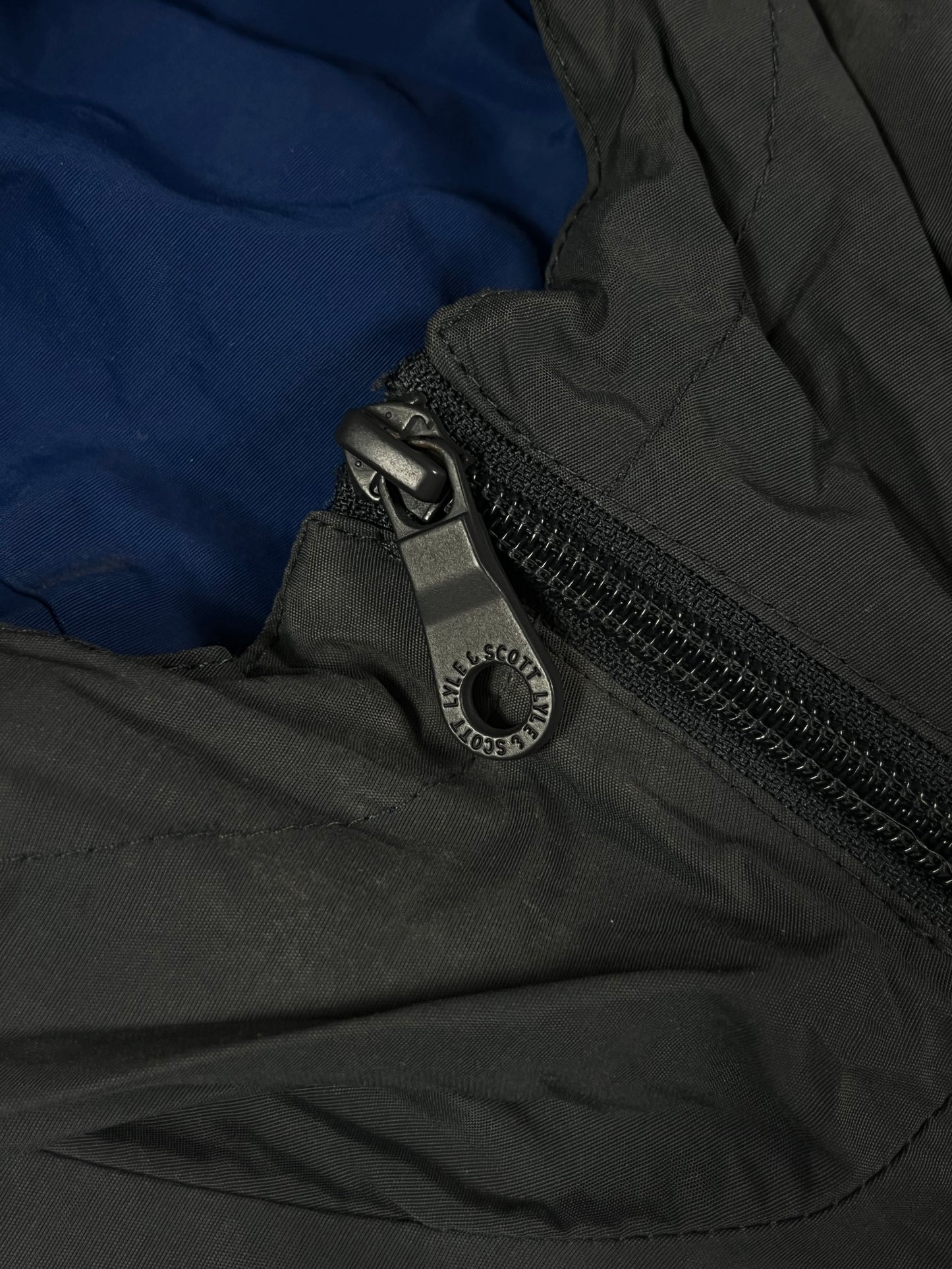 Lyle and Scott plavo siva muška šuškava dukserica (S, XL )