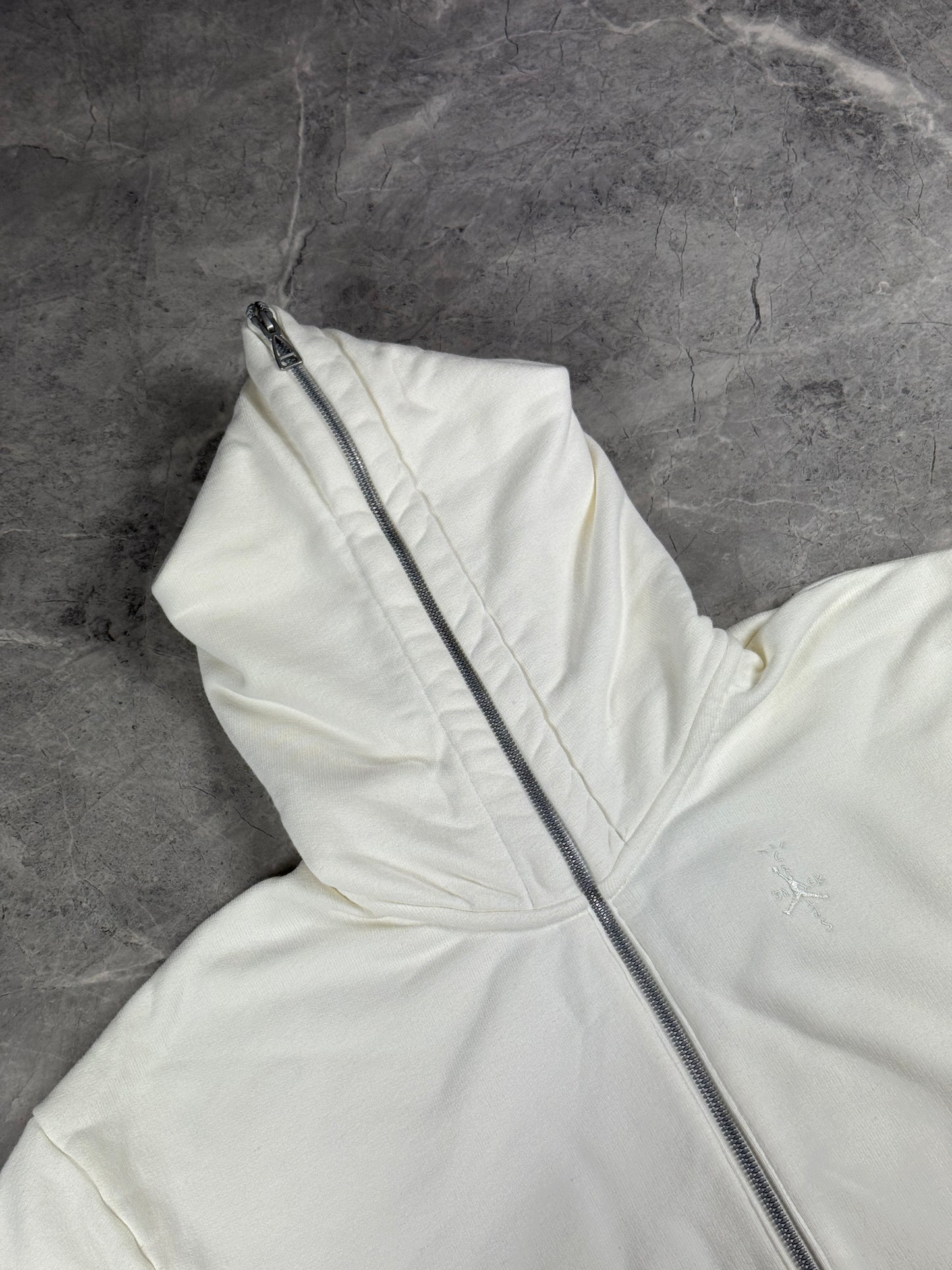 Jordan Full-Zip Hoodie x Travis Scott in Off White Muška duks(S)