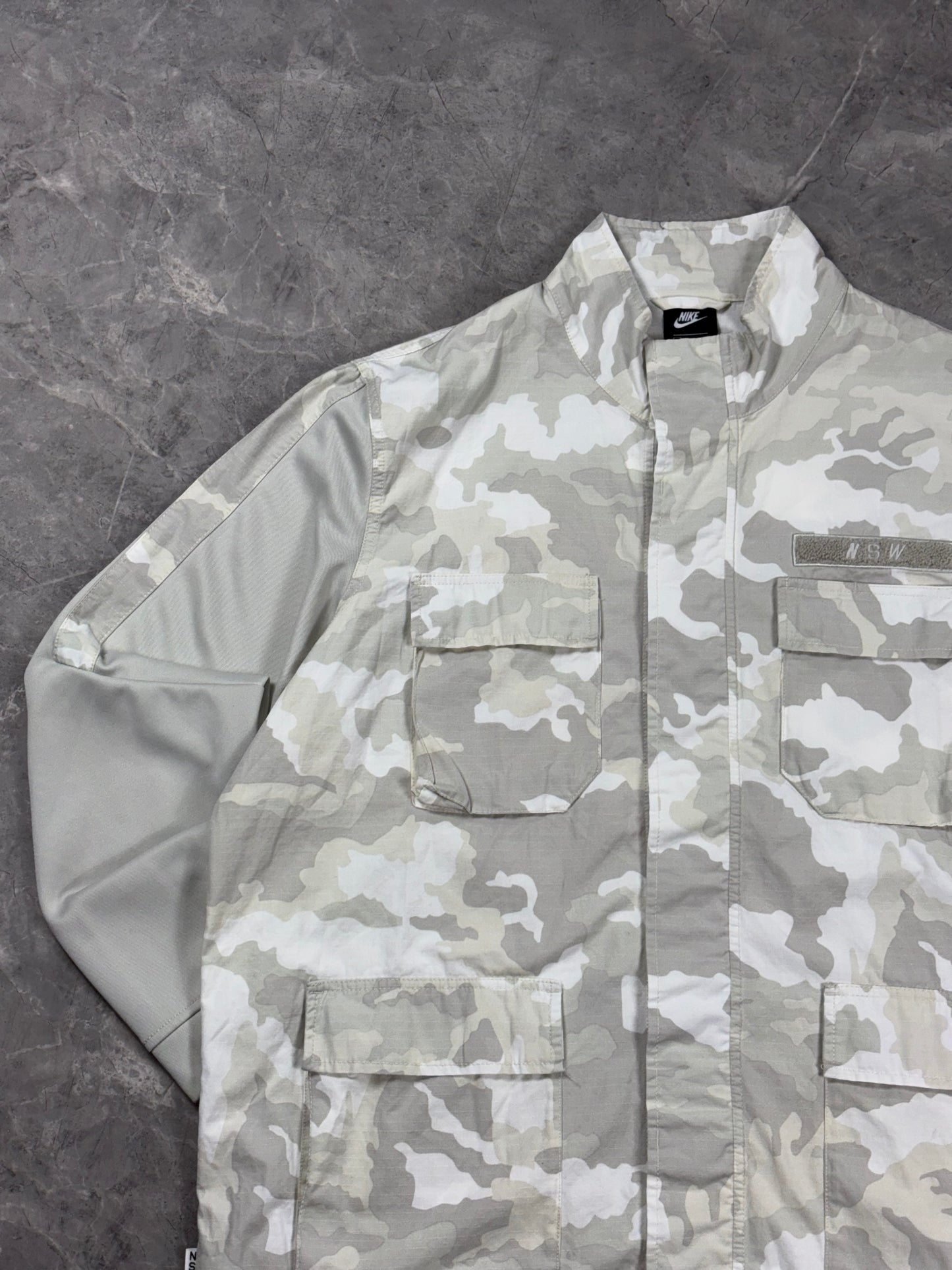 Nike NSW White Sail Cream Camo muška dukserica(XXL)