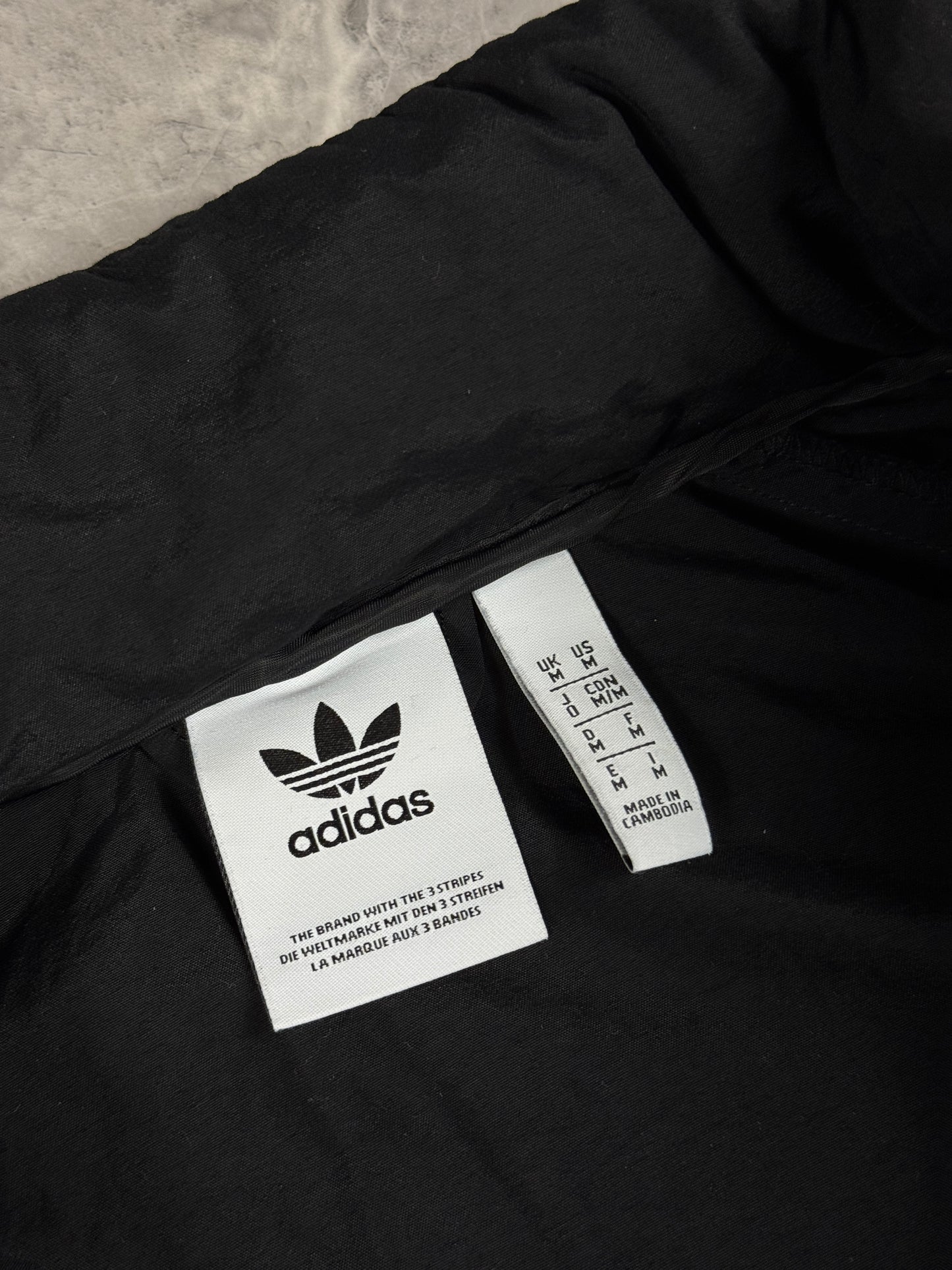 Adiidas Black Superstar Windbreaker muška šuškava dukserica (M)