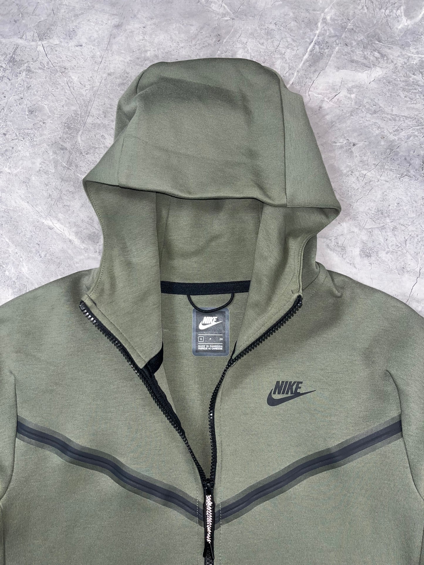 Nike Tech Fleece muška olive dukserica (S)