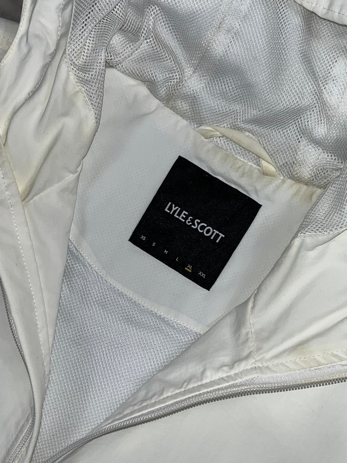 Lyle and Scott muška bela šuškava dukserica (XL)