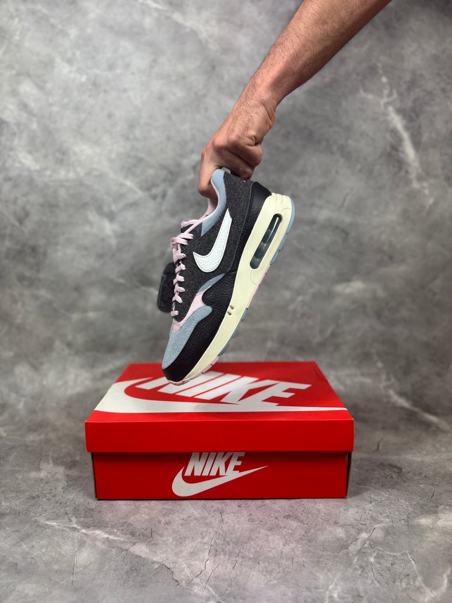 Nike Air Max 1 Black Denim muške patike (41)