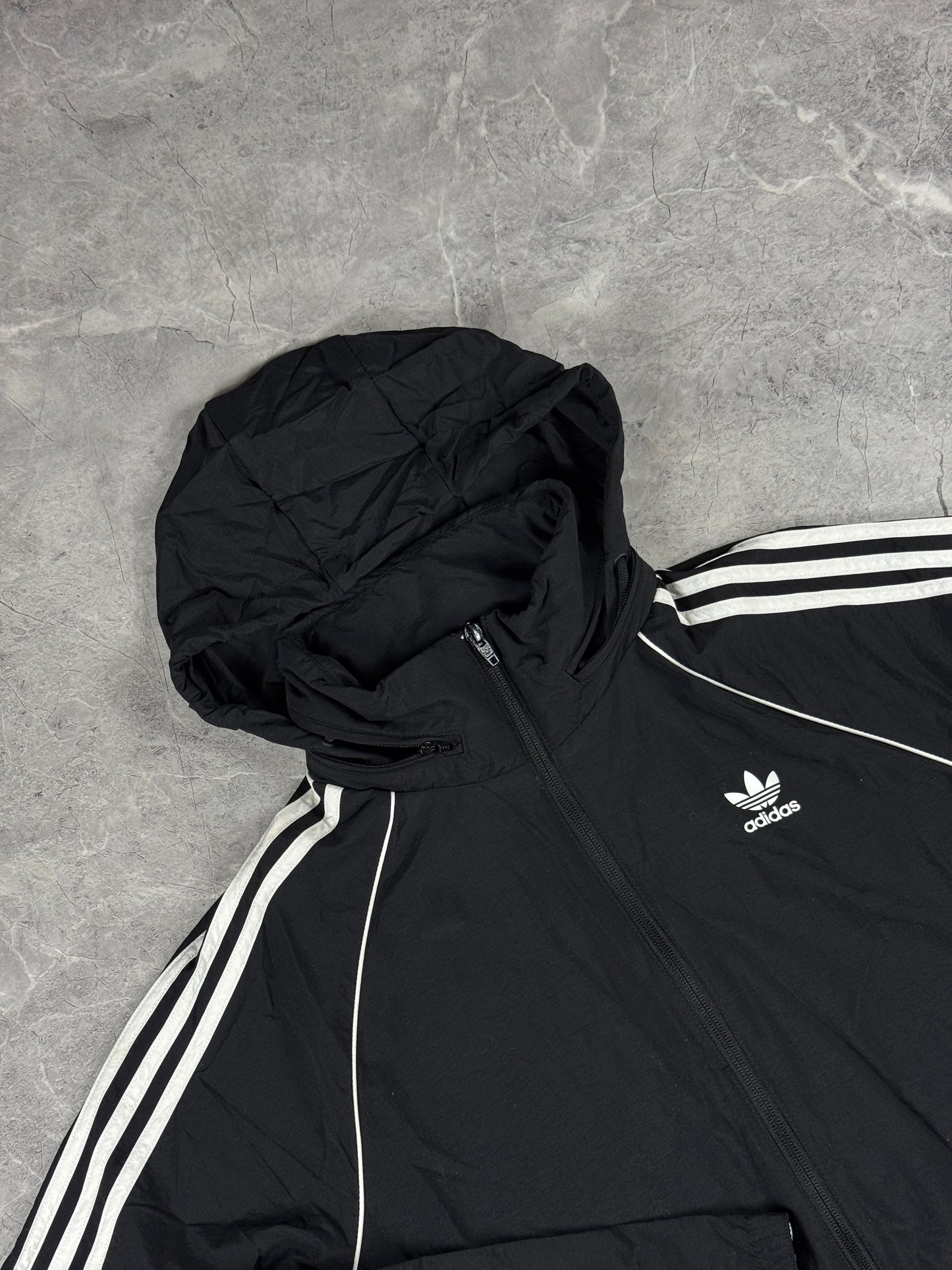 Adiidas Black Superstar Windbreaker muška šuškava dukserica (M)
