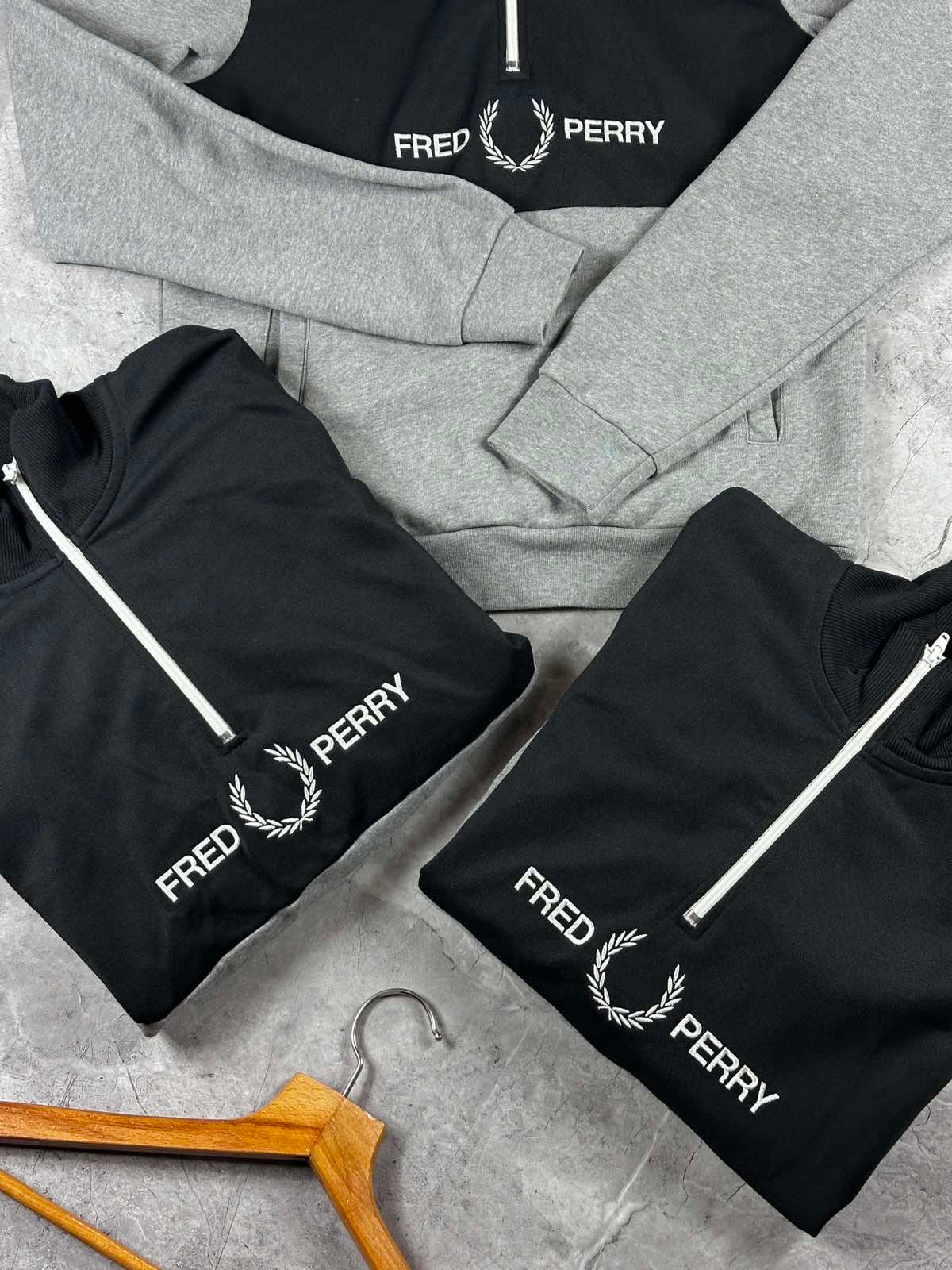 Fred Perry Halfzip muška dukserica (S,M)