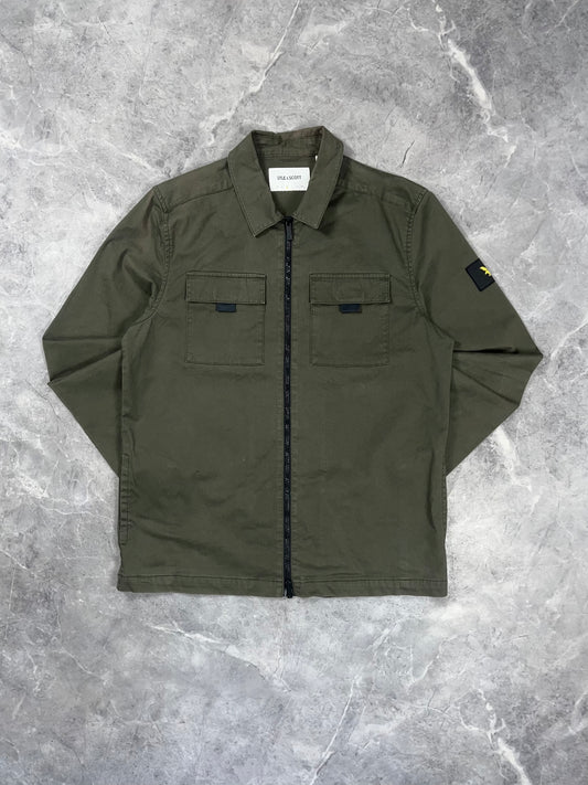 Lyle and Scott Olive Overshirt muška jakna (M)