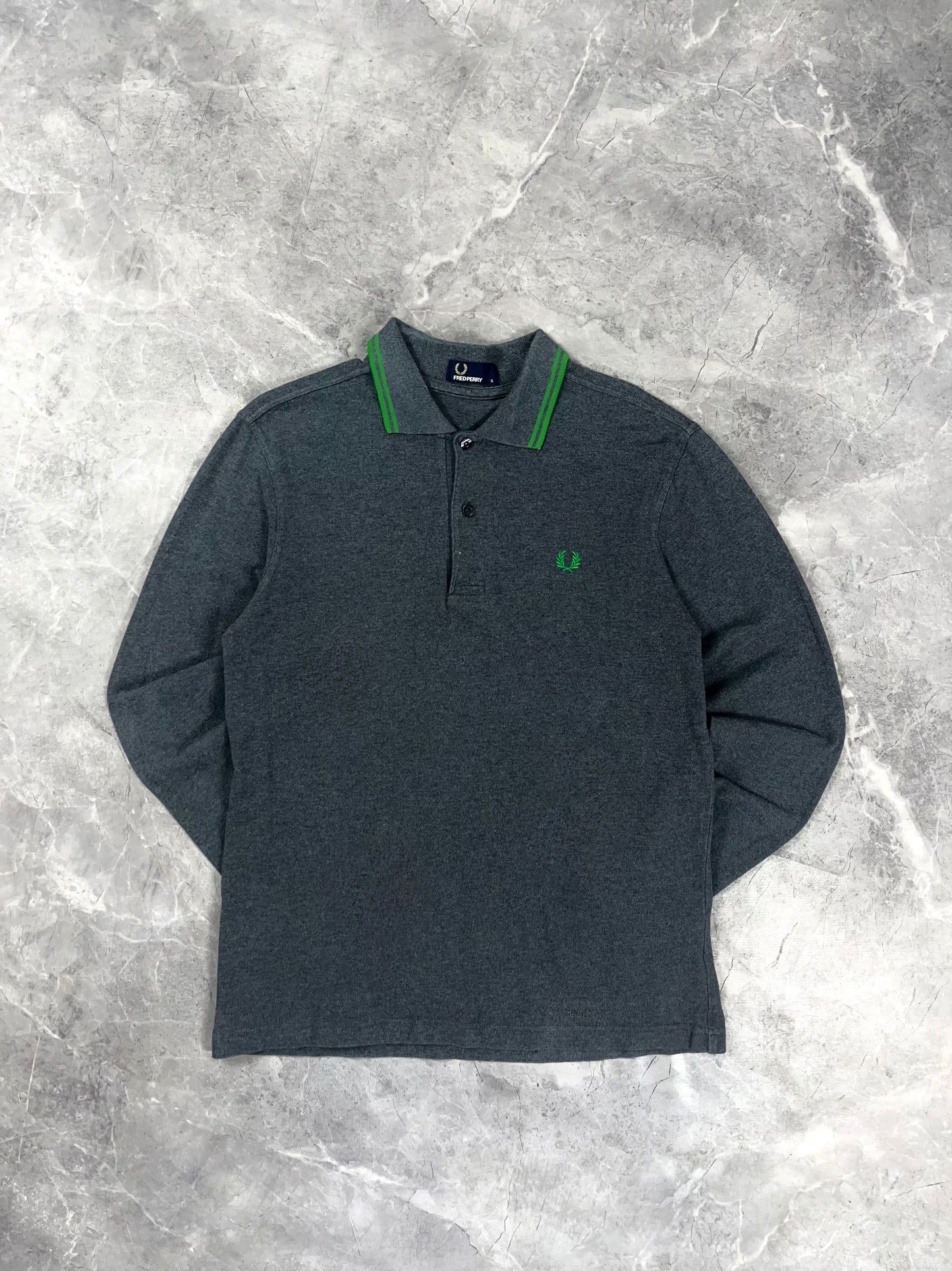 Fred Perry muška majica dugi rukav (S)