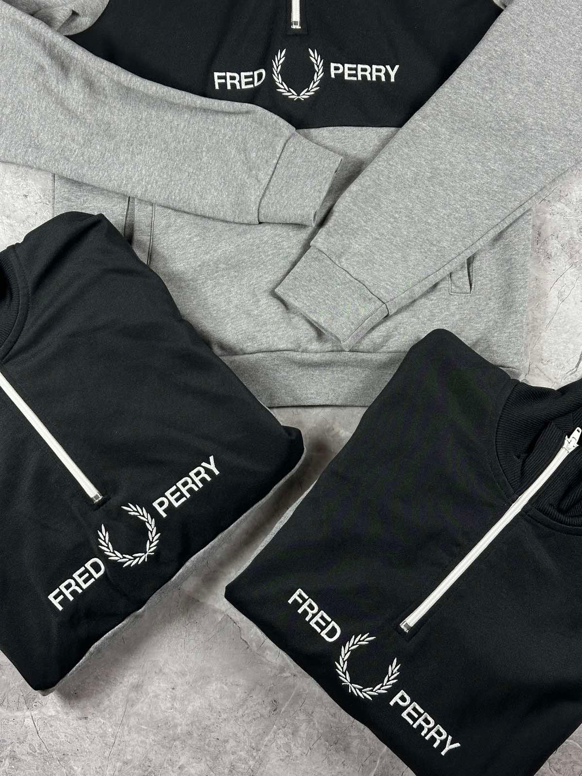 Fred Perry Halfzip muška dukserica (S,M)