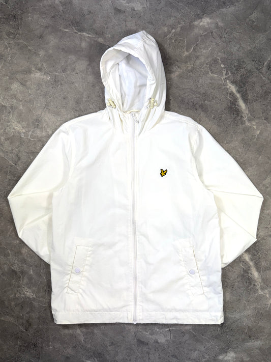 Lyle and Scott muška bela šuškava dukserica (XL)