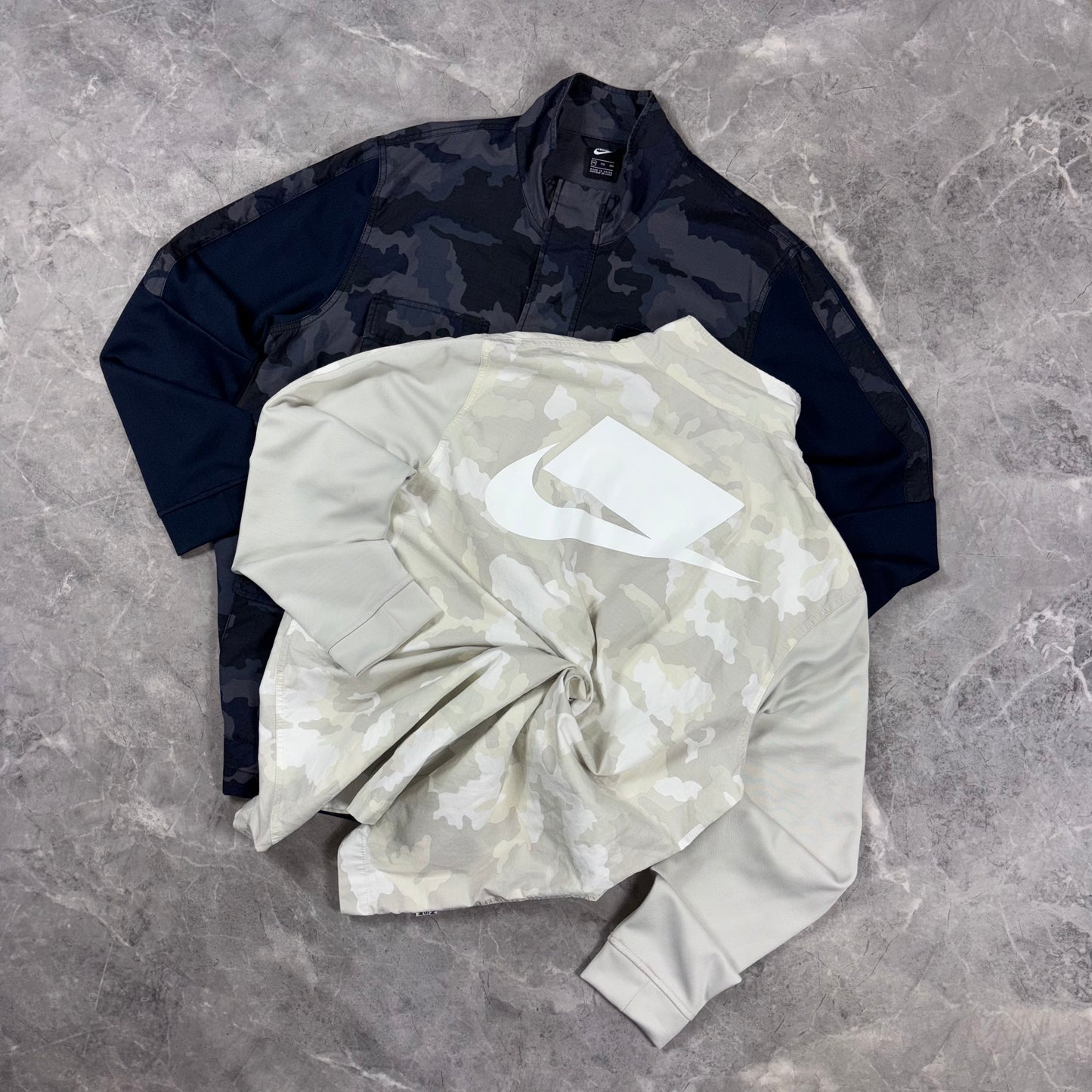 Nike NSW White Sail Cream Camo muška dukserica(XXL)