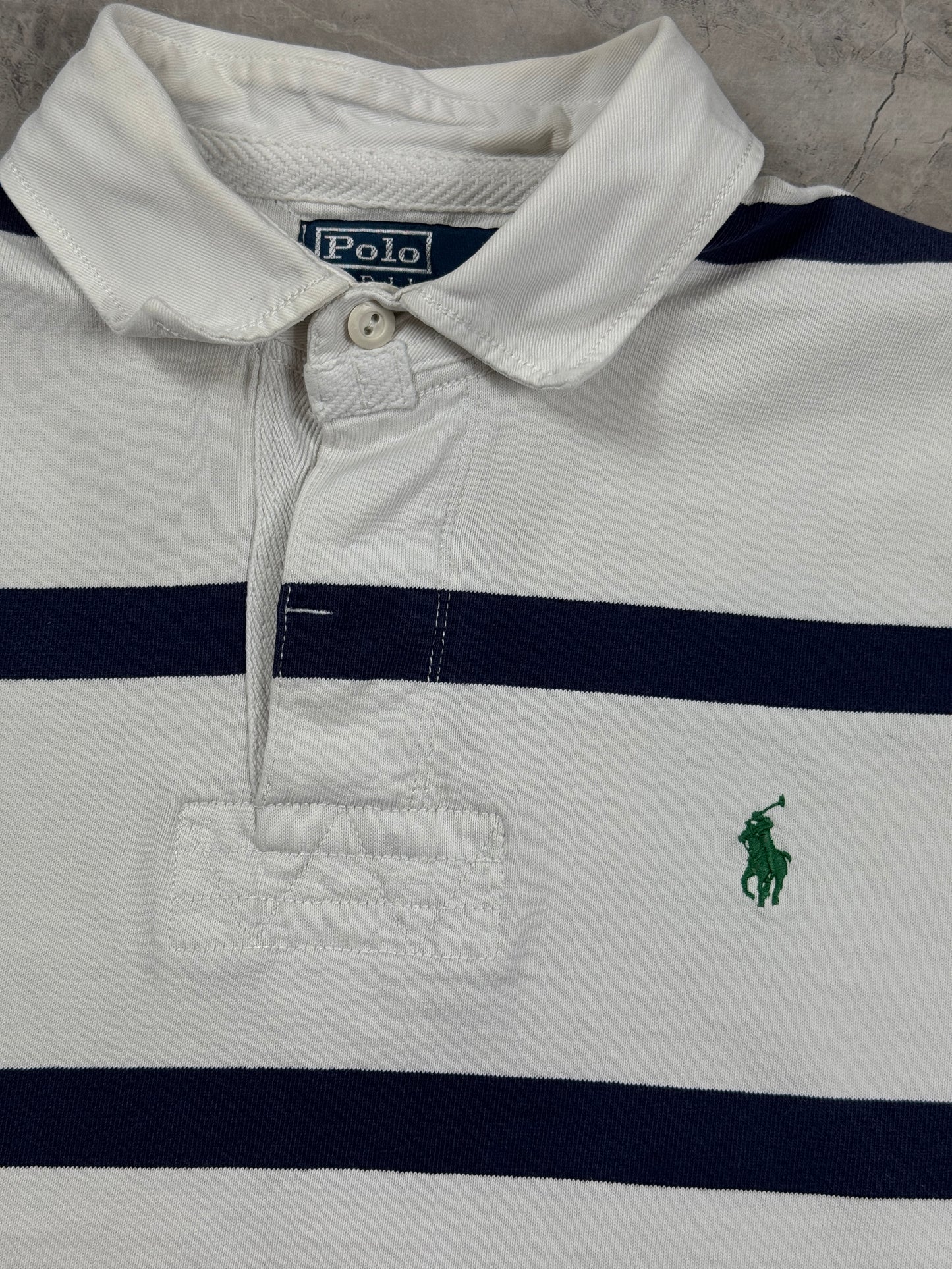 Ralph Lauren Polo Rugby bela muška majica (M)