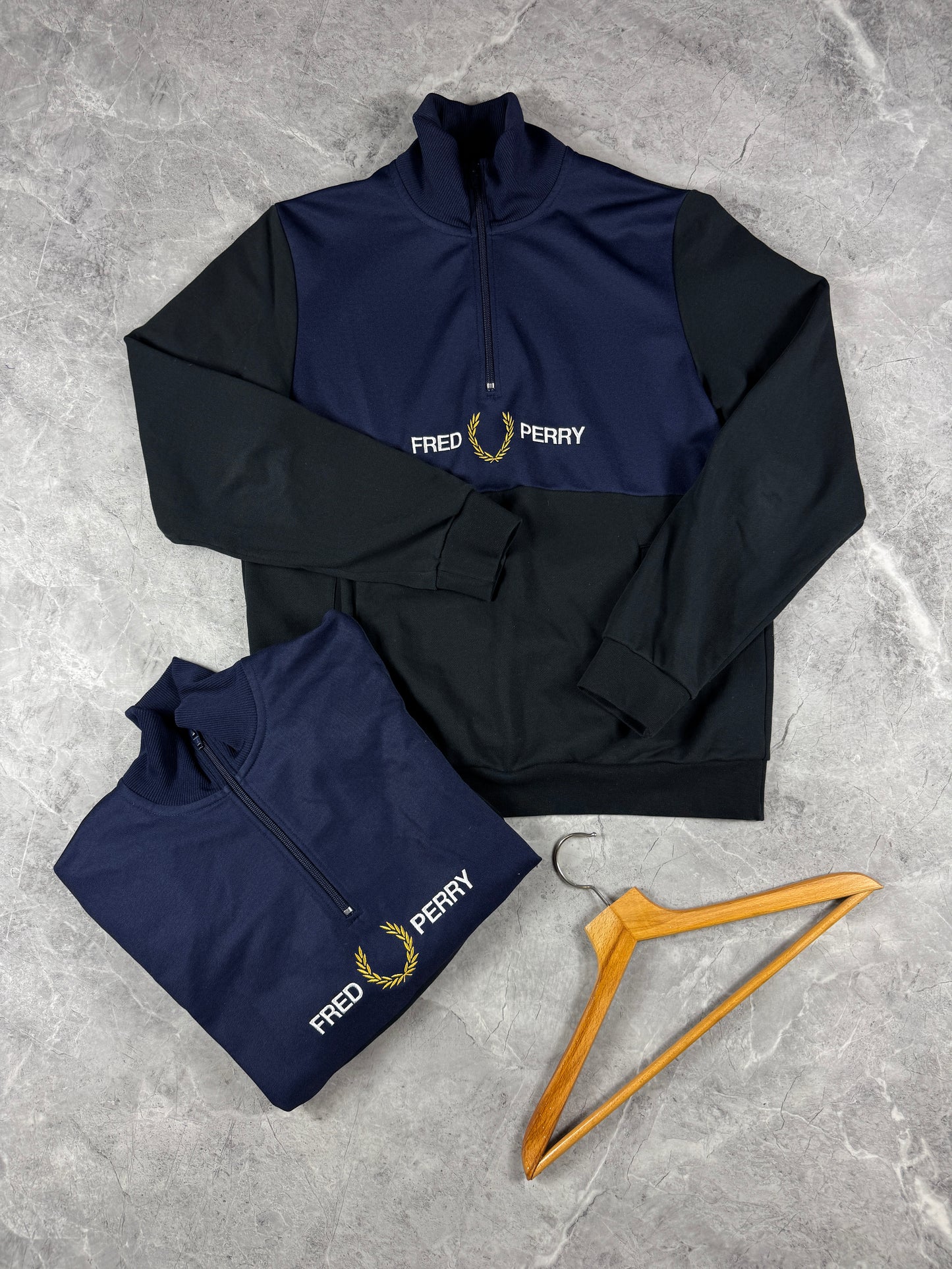 Fred Perry Halfzip muška dukserica (S,M)