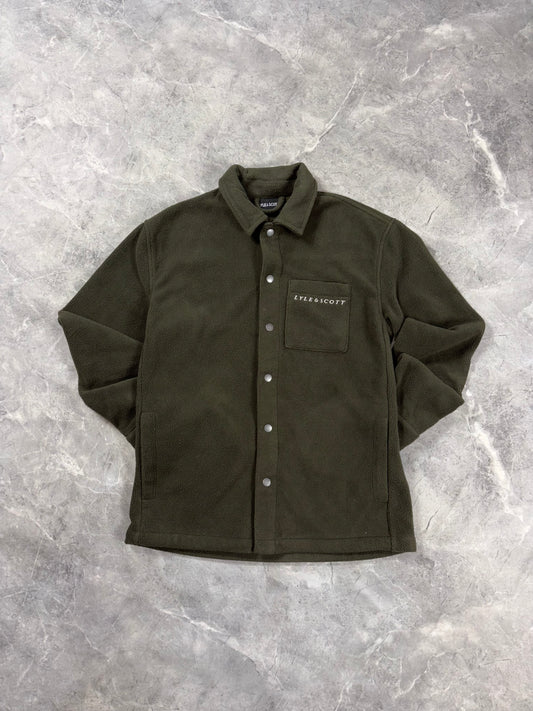 Lyle and Scott Embroidered Fleece Olive muška dukserica(S)
