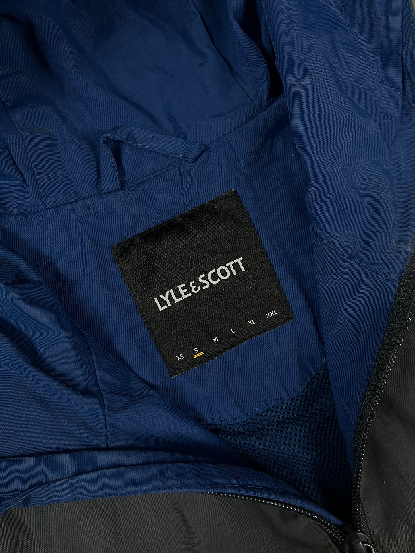 Lyle and Scott plavo siva muška šuškava dukserica (S, XL )
