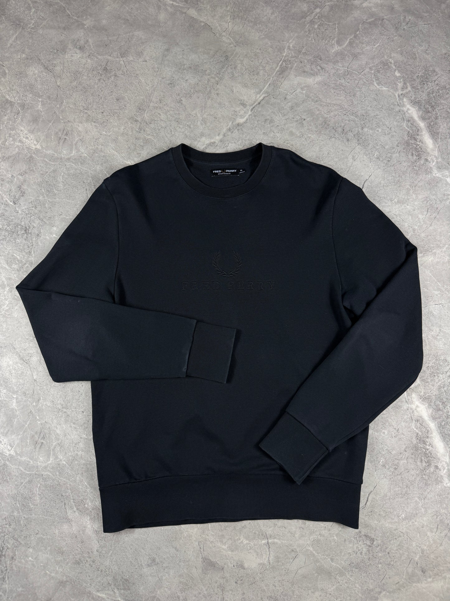 Fred Perry muška crna dukserica (S)
