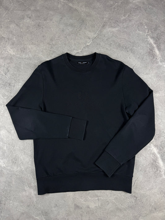 Fred Perry muška crna dukserica (S)