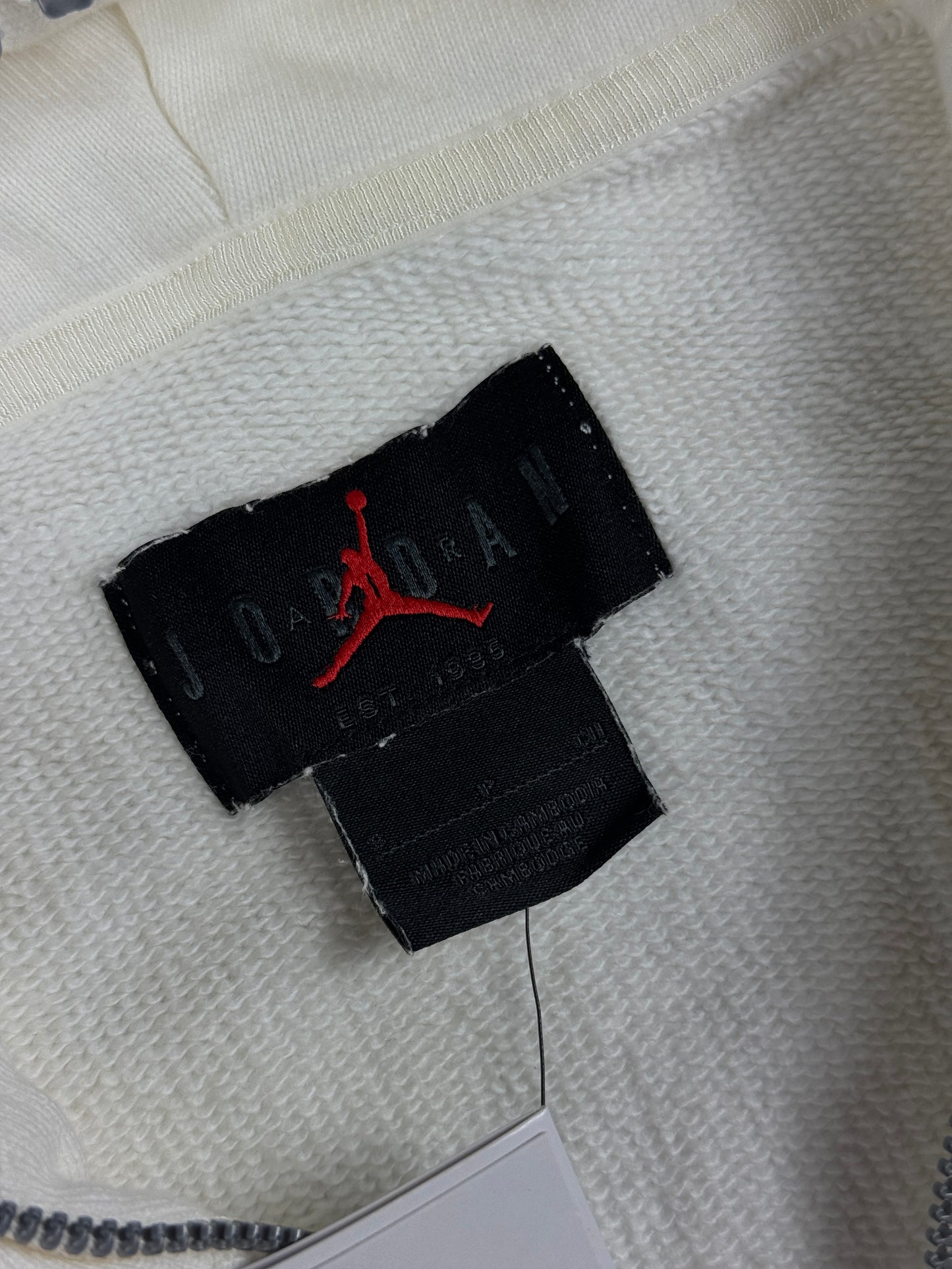 Jordan Full-Zip Hoodie x Travis Scott in Off White Muška duks(S)