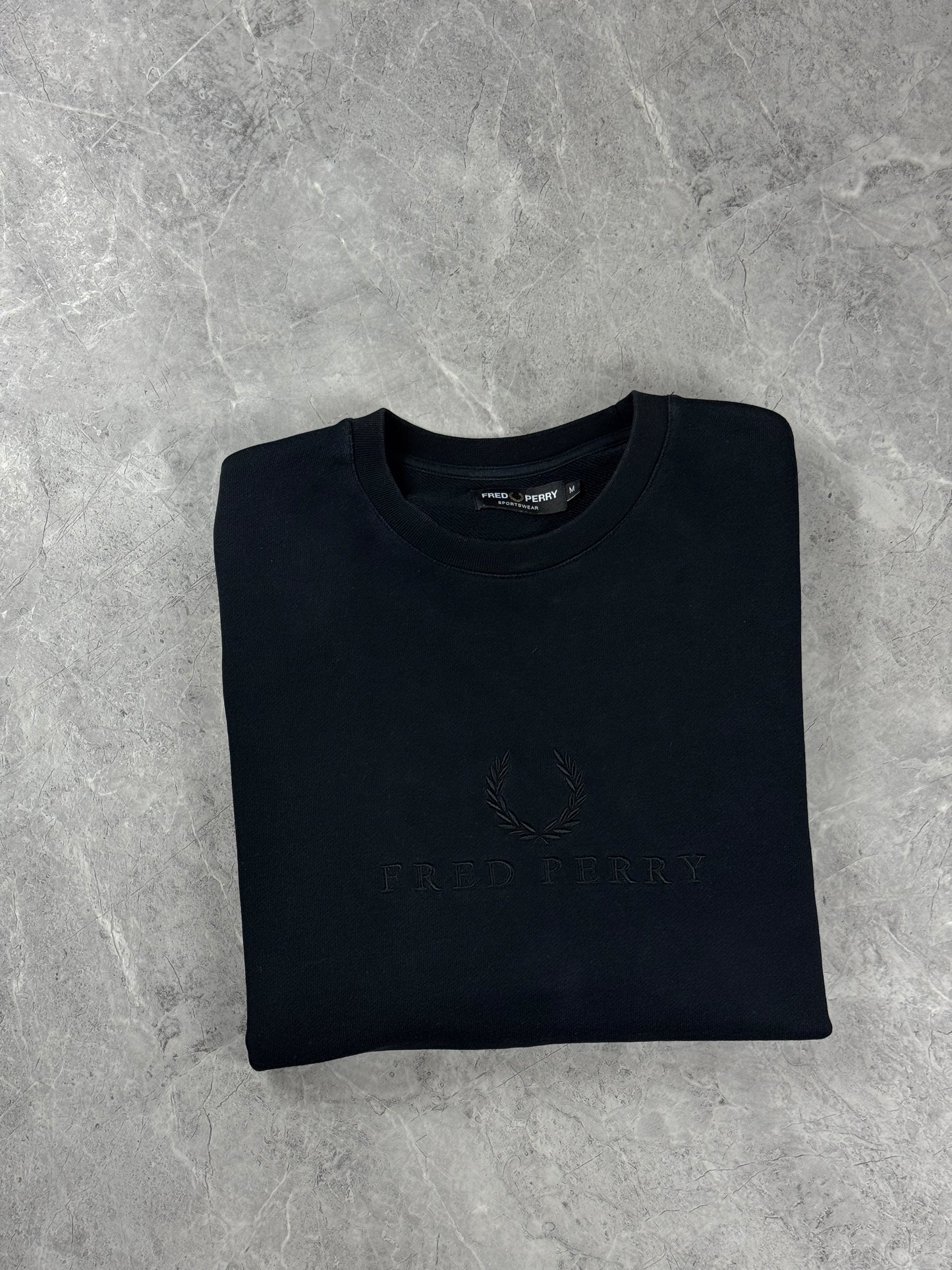 Fred Perry muška crna dukserica (S)