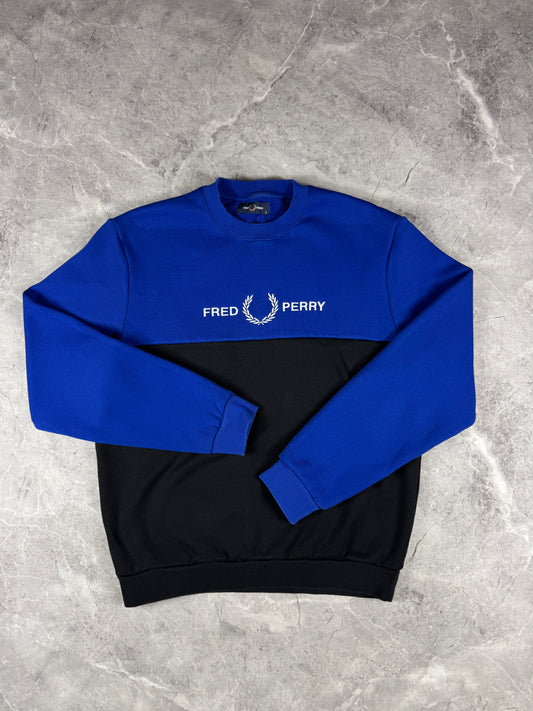 Fred Perry Crno Plava muška dukserica (S)