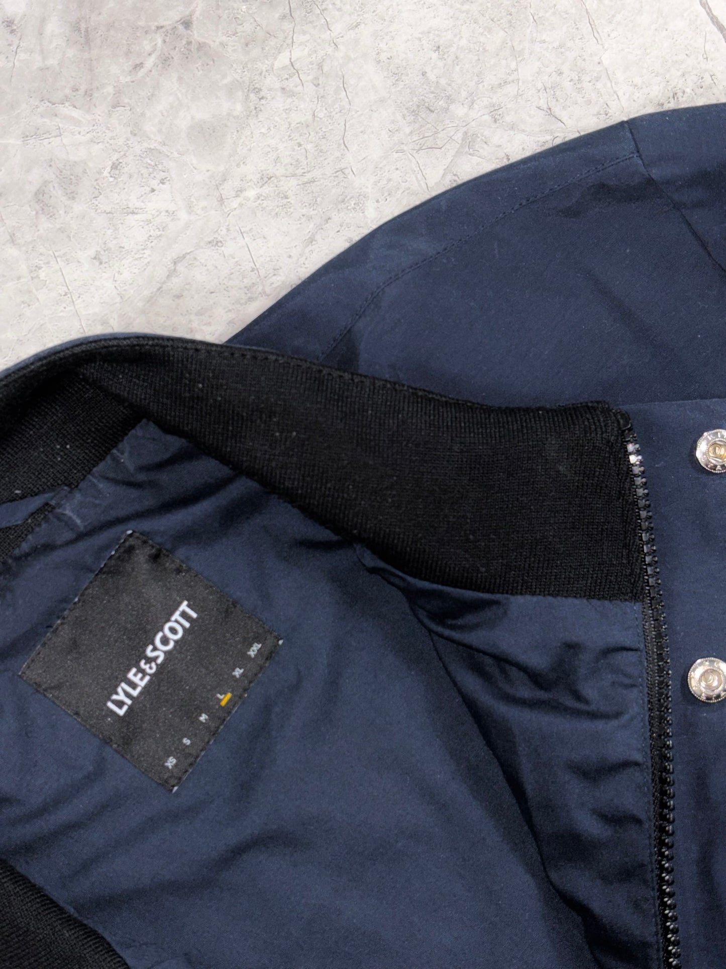 Lyle and Scott Panelled Dark Navy muška jaknica(L)