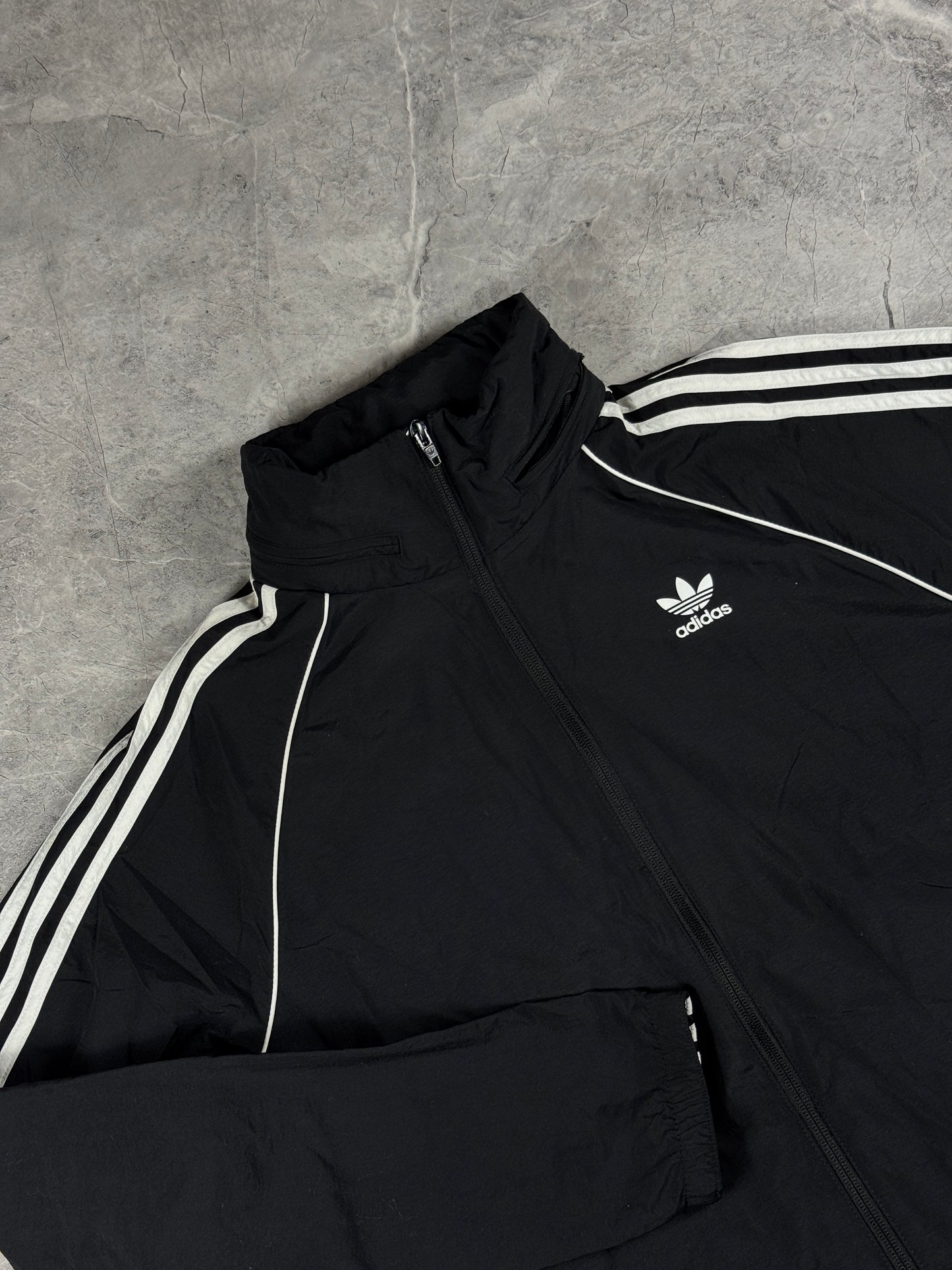 Adiidas Black Superstar Windbreaker muška šuškava dukserica (M)