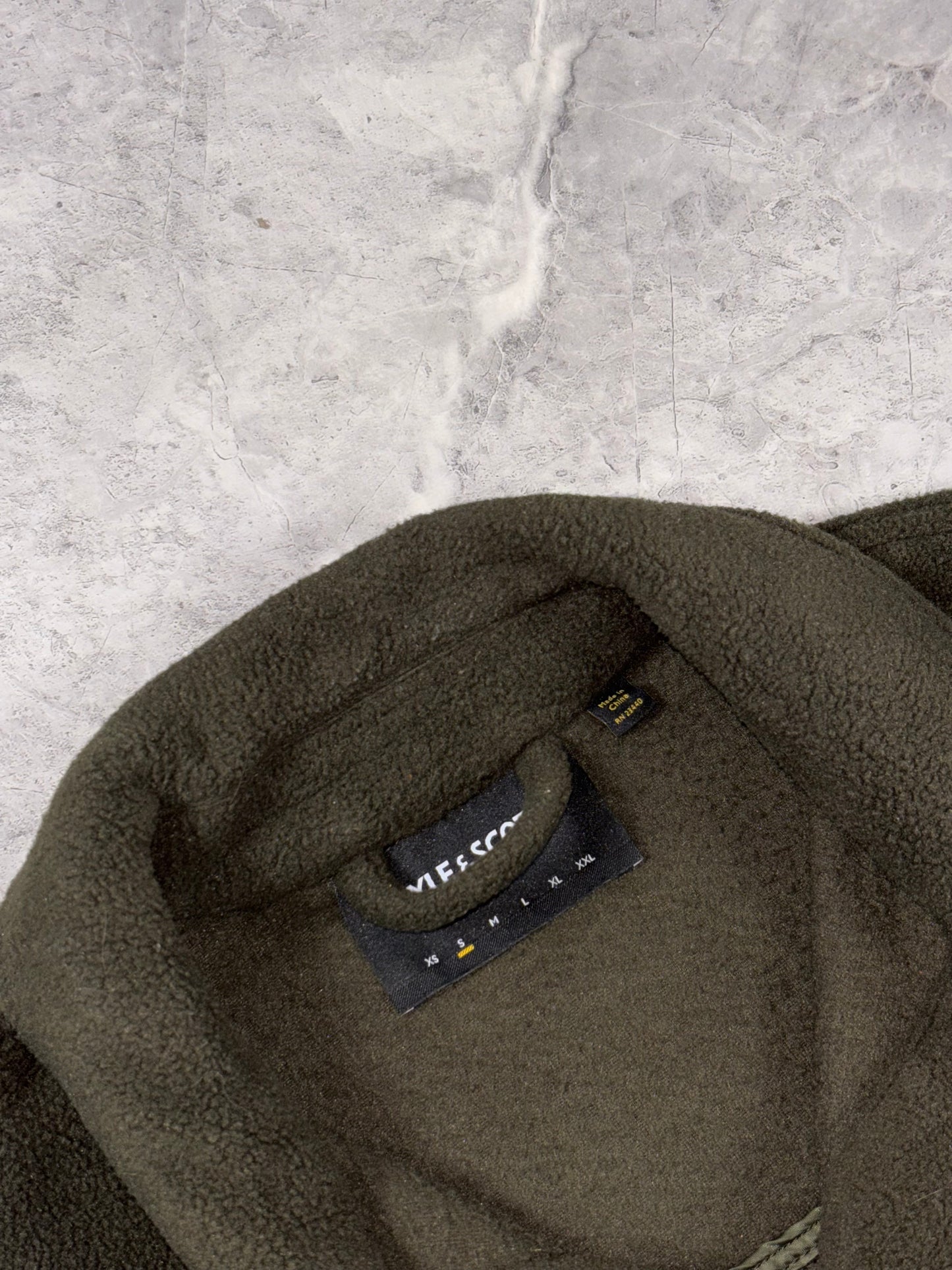 Lyle and Scott Embroidered Fleece Olive muška dukserica(S)