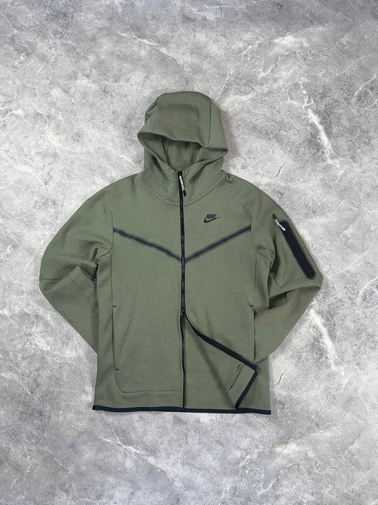 Nike Tech Fleece muška olive dukserica (S)