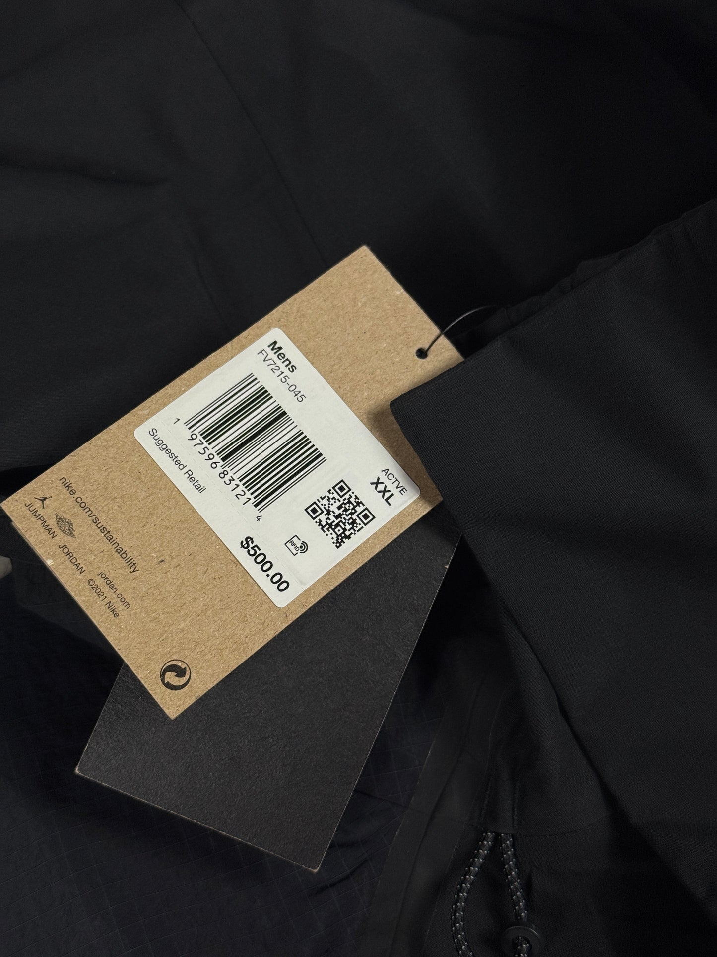 Air Jordan Gore Tex Off Noir Water Resistant WindProof muška dukserica(XXL)
