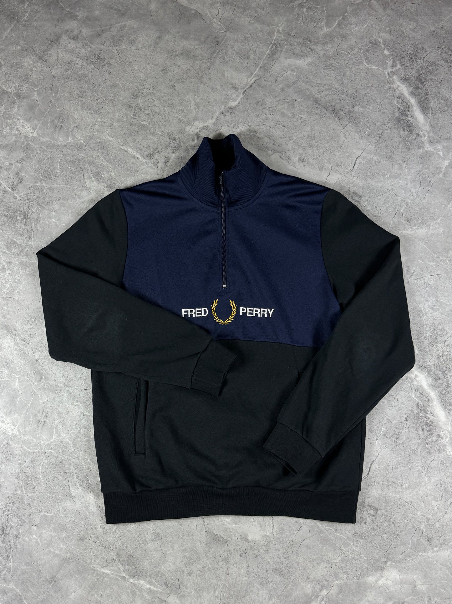 Fred Perry Teget Halfzip muška dukserica (S, M)