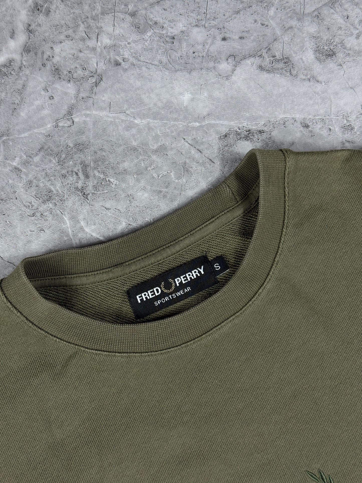 Fred Perry Olive muška dukserica (S)