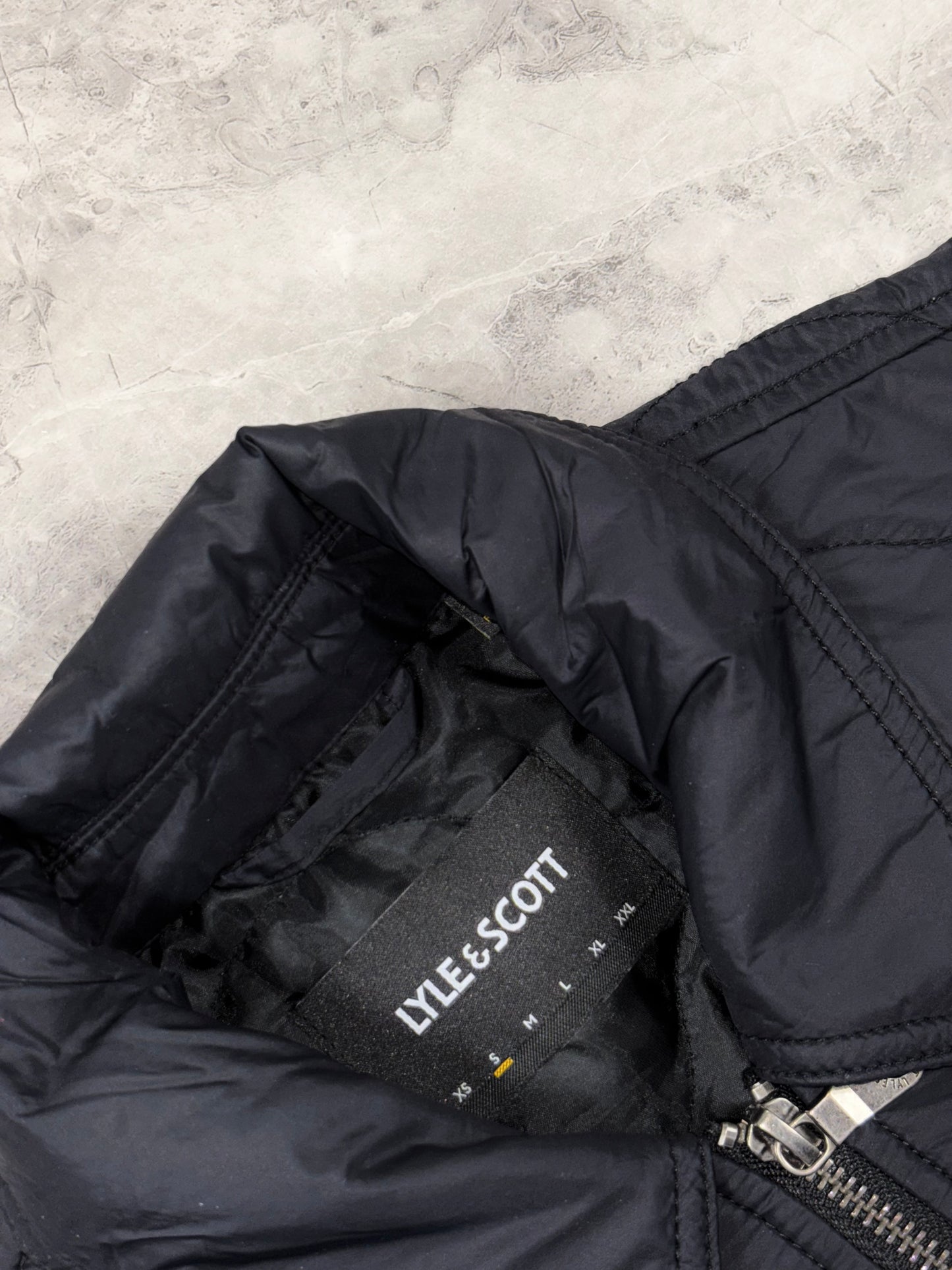 Lyle and Scott Black Ice Quilted muška jaknica (S)