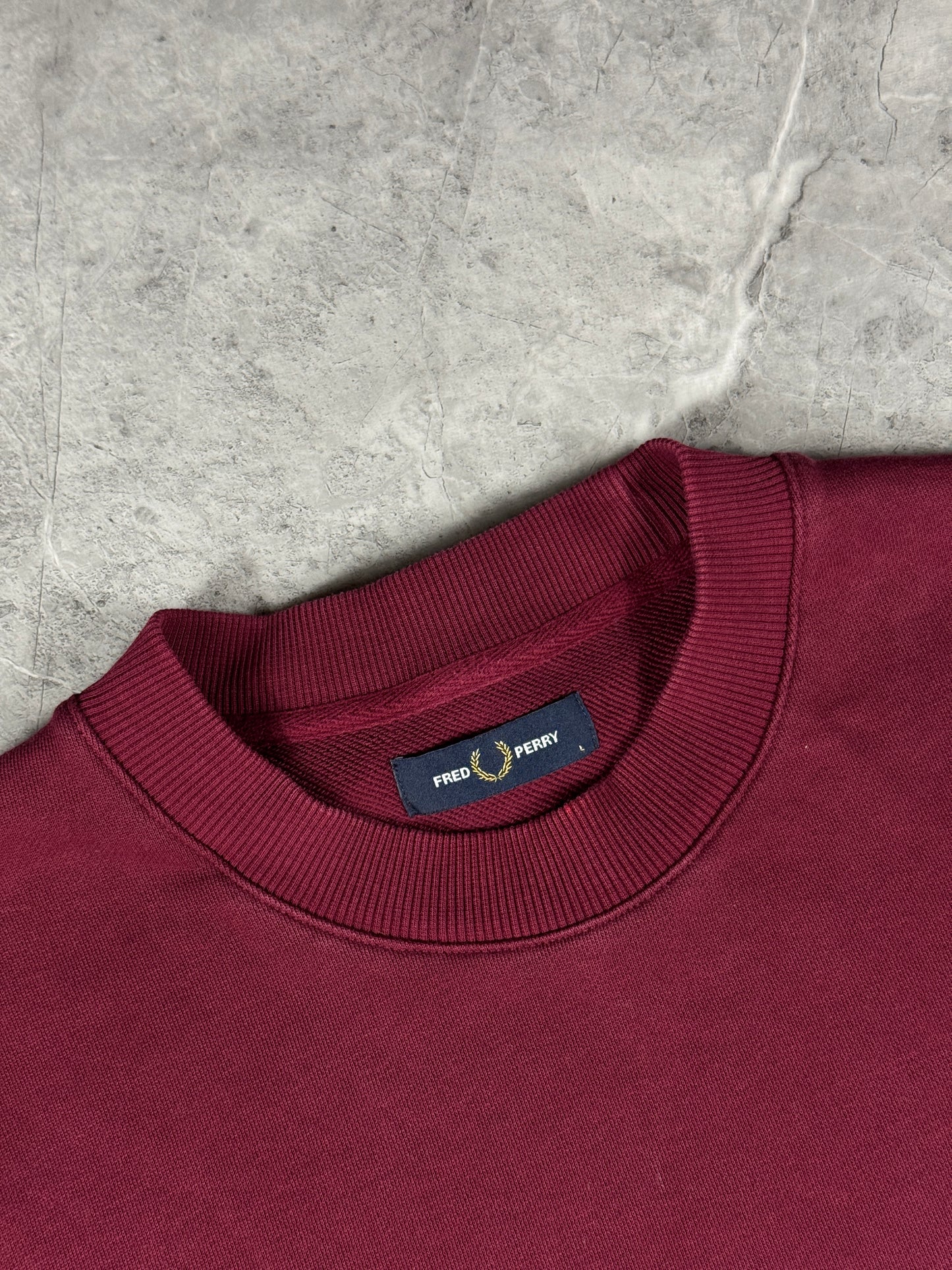 Fred Perry crvena zuta muška dukserica (S)