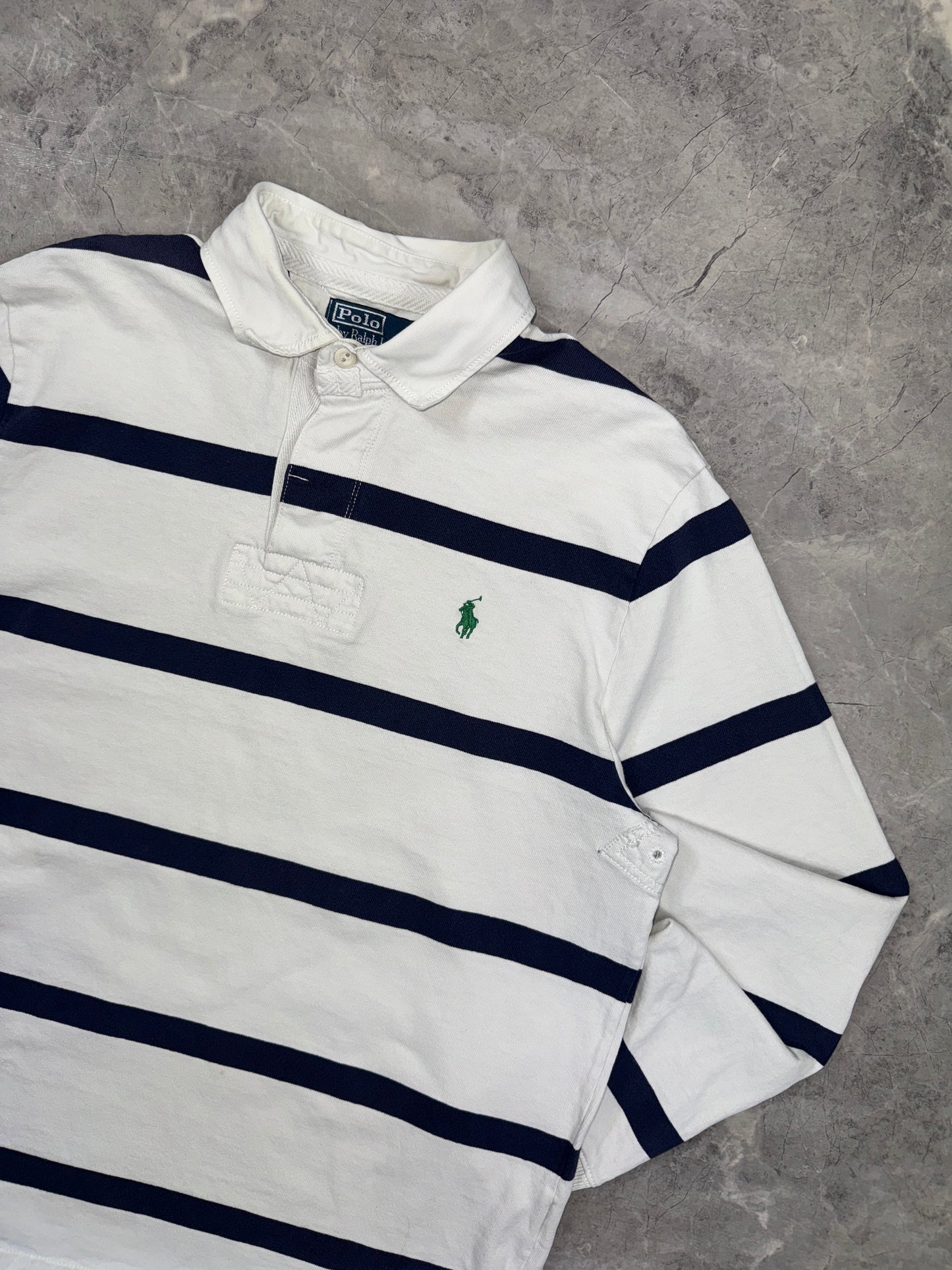 Ralph Lauren Polo Rugby bela muška majica (M)