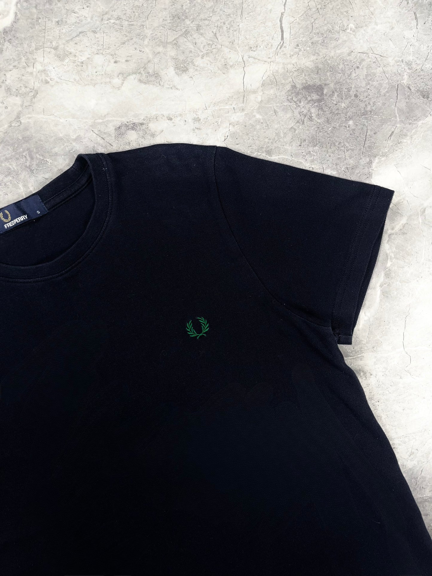 Fred Perry muška zelena prugica majica (S)