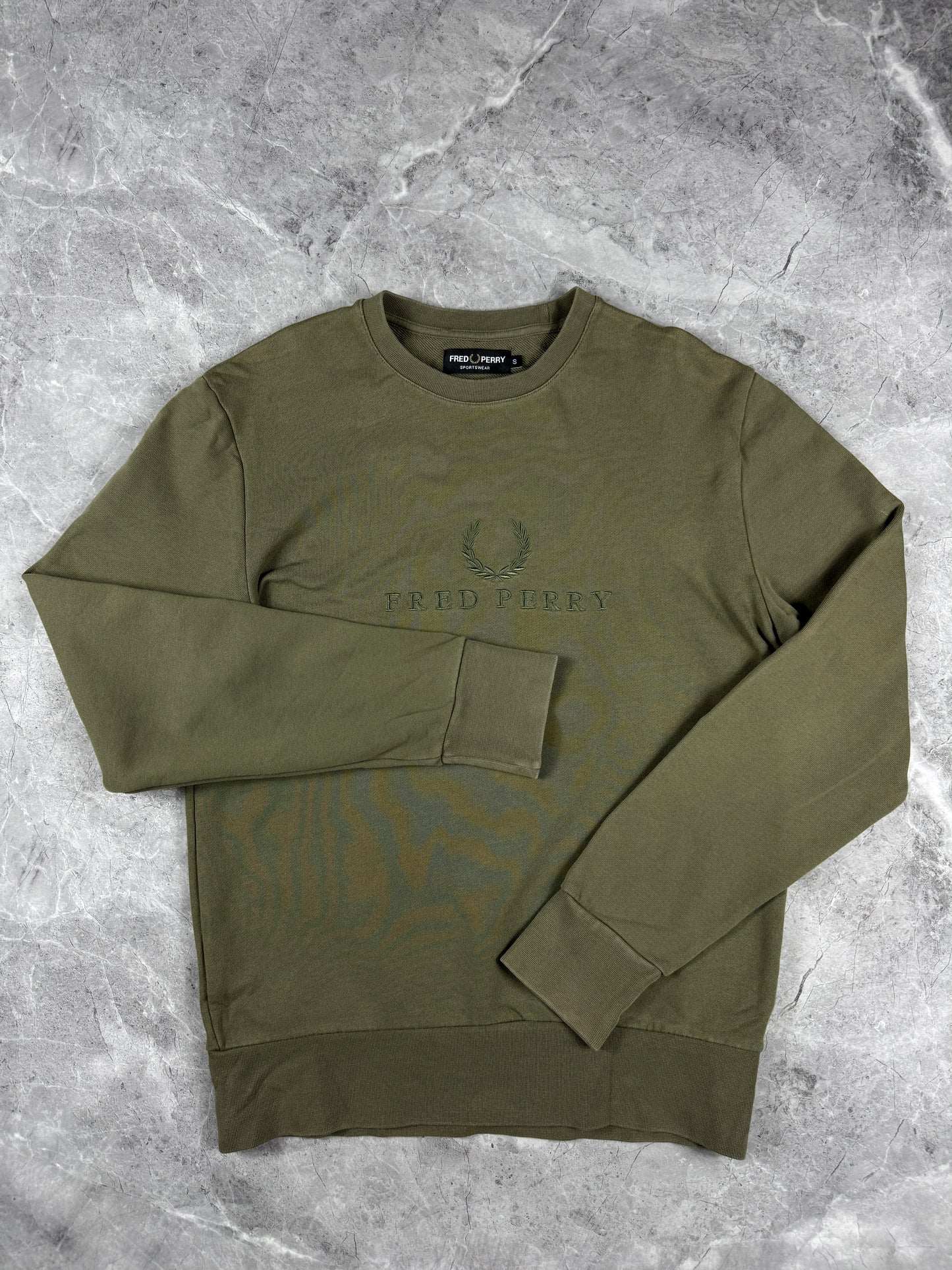 Fred Perry Olive muška dukserica (S)