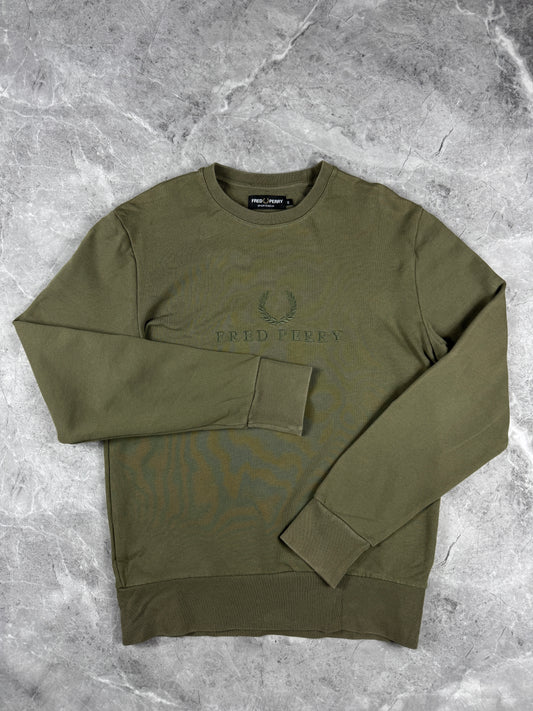 Fred Perry Olive muška dukserica (S)