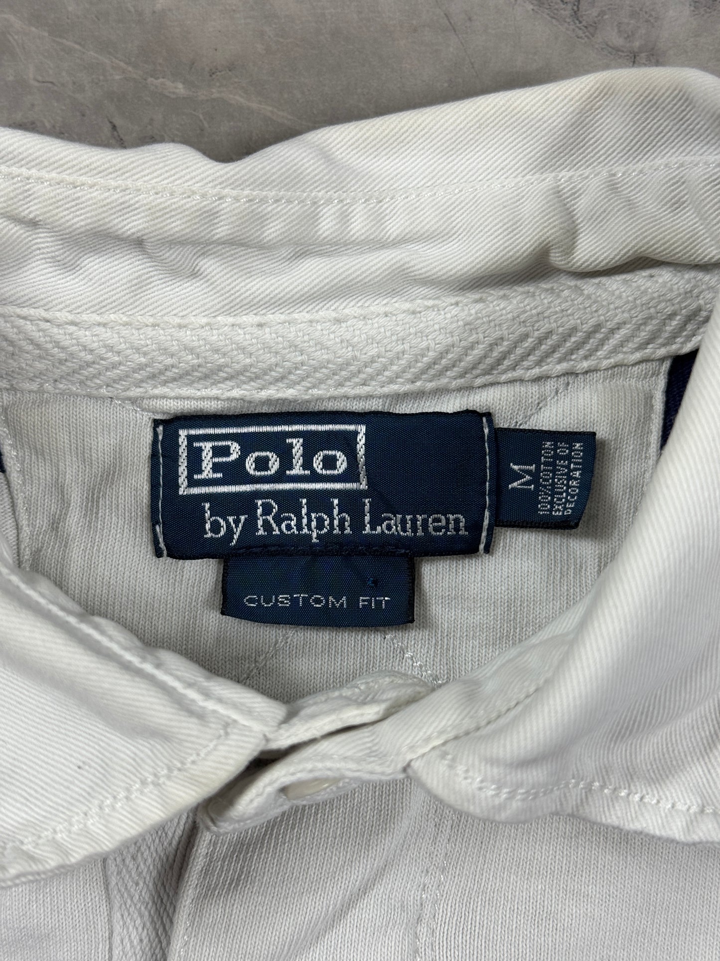 Ralph Lauren Polo Rugby bela muška majica (M)