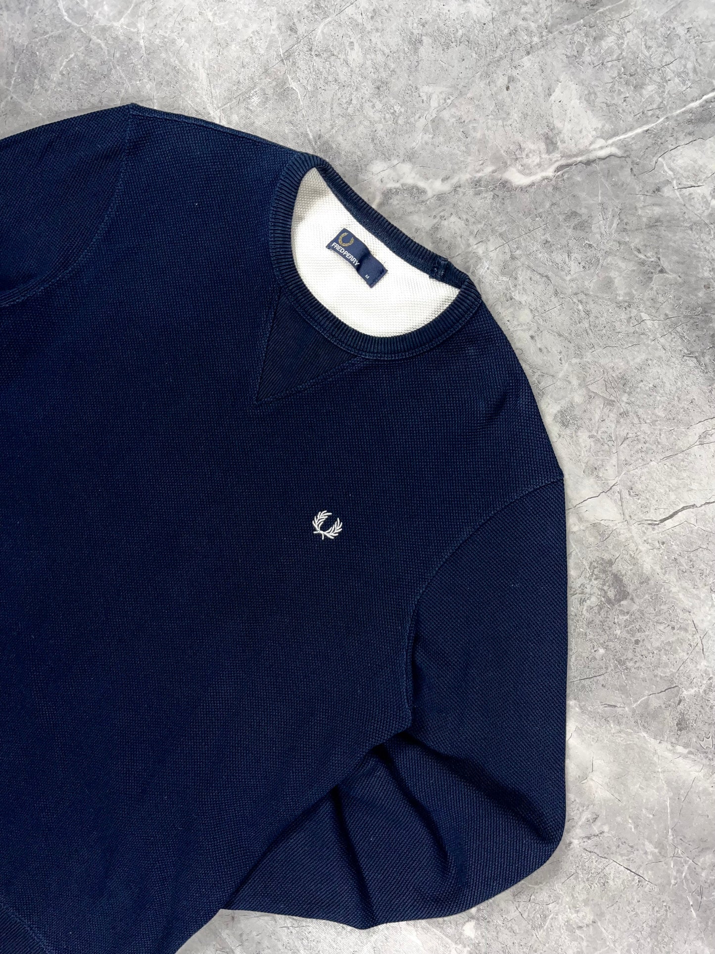 Fred Perry Crewneck teget muška dukserica (M)