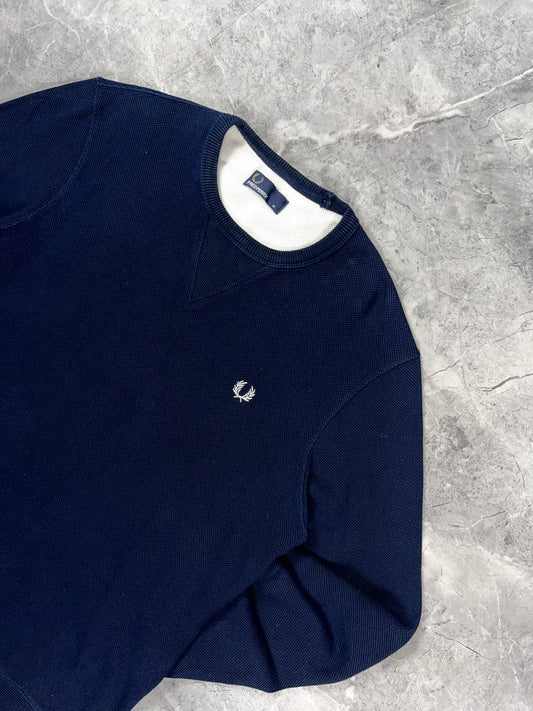Fred Perry Crewneck teget muška dukserica (M)