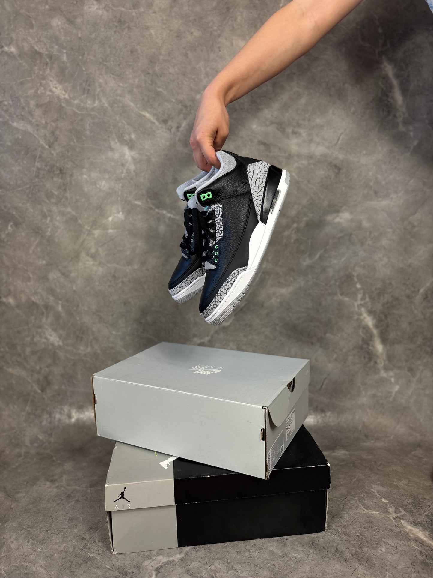 Air Jordan 3 Green Glow muške patike (44)