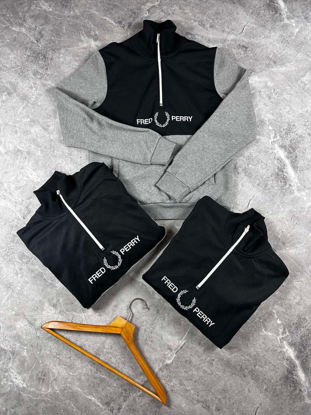 Fred Perry Halfzip muška dukserica (S,M)