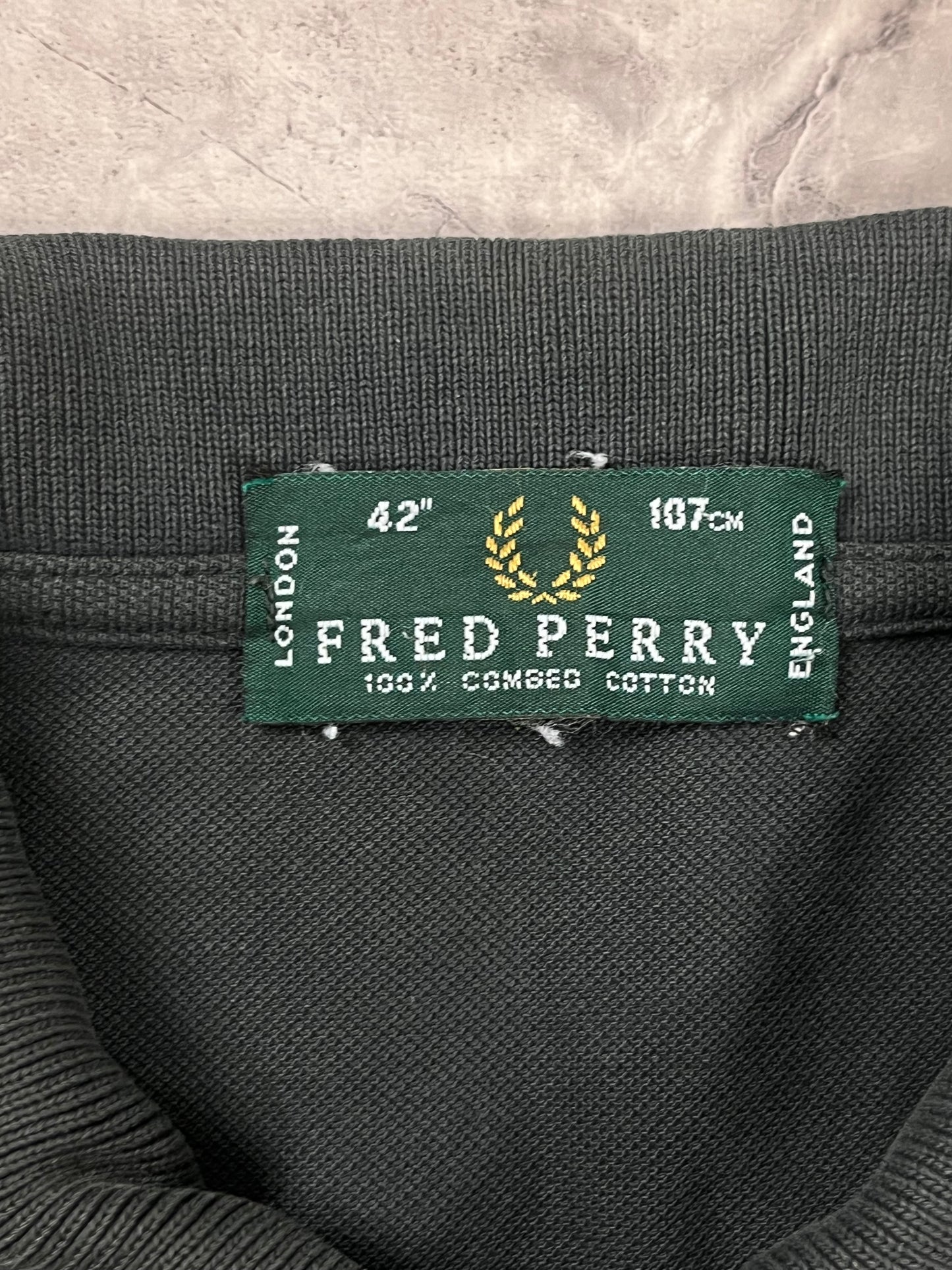 Fred Perry Vintage muška majica dugi rukav (M)